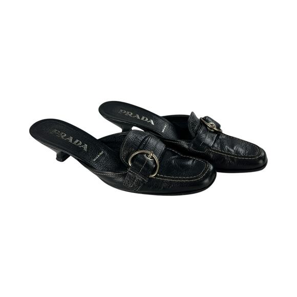 Prada Leather Mules - Picture 1 of 8